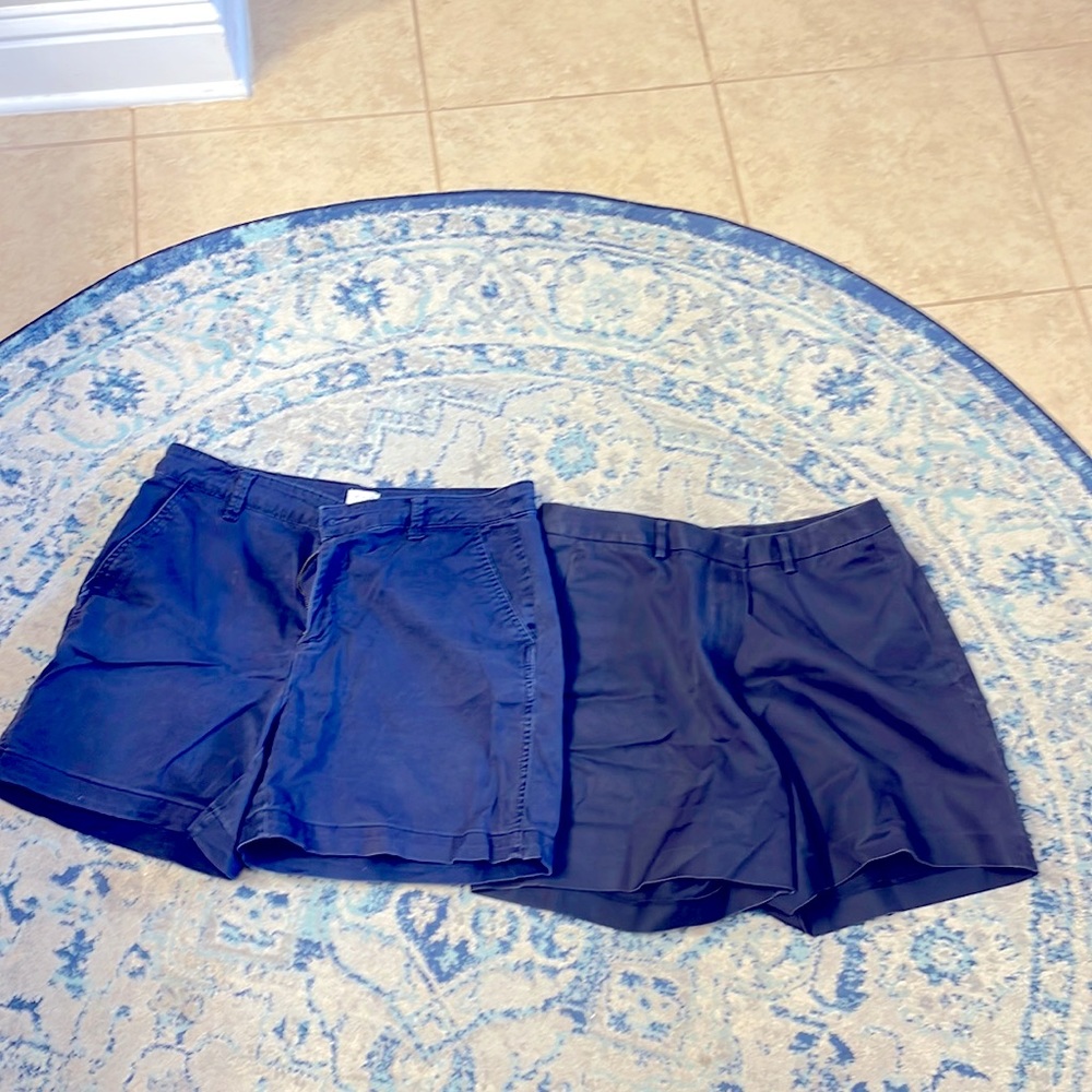 BOGO 50% Lot of shorts. 2 navy blue.